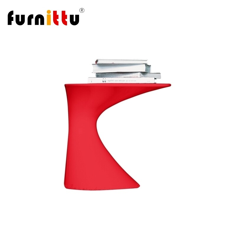 furnittu创意设计师家具 tod side table托德边几 玻璃钢缺口茶几 - 实物图