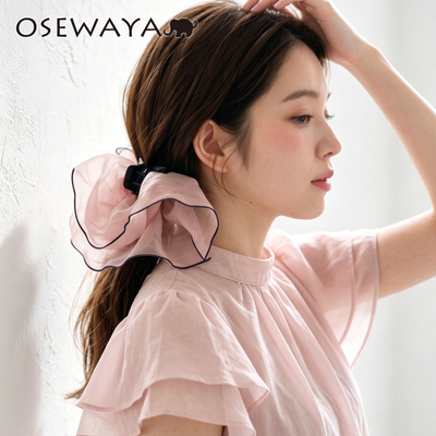OSEWAYA小号网纱巨美鲨鱼夹头饰