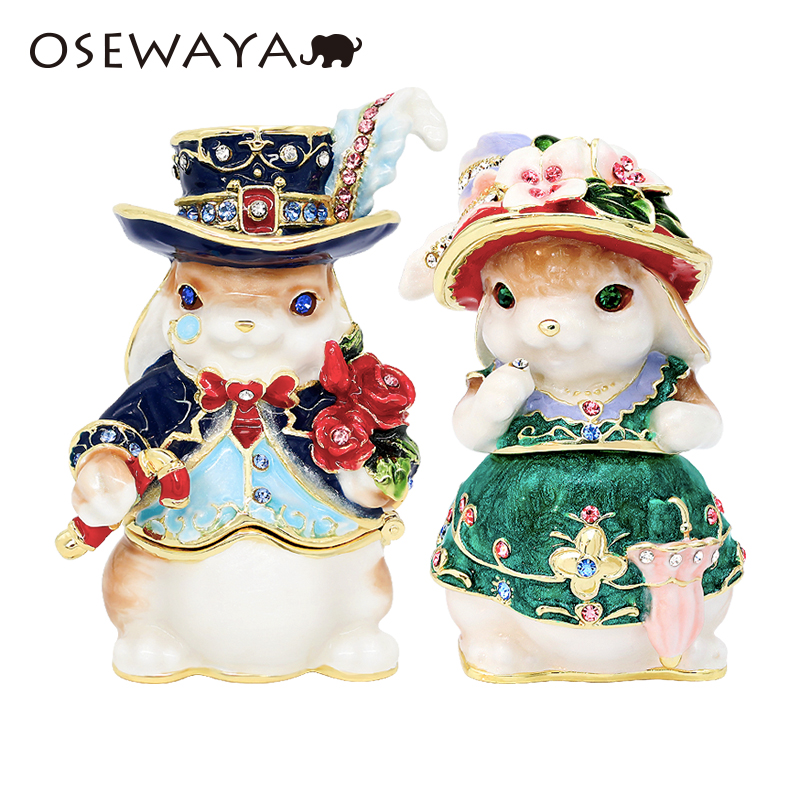 OSEWAYA日本首饰盒公爵夫妇婚戒