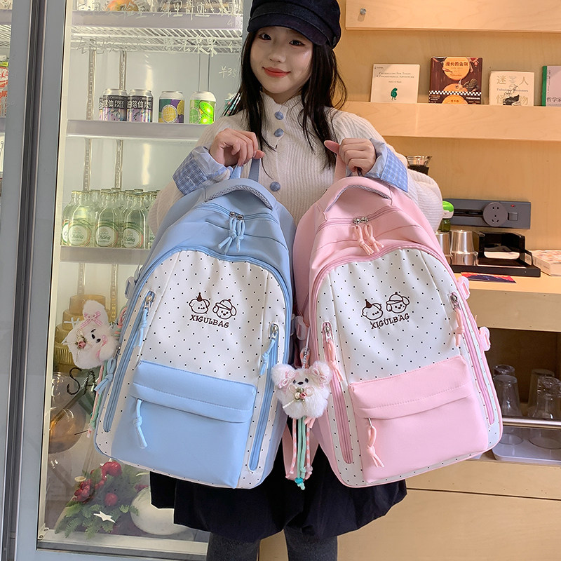 2026新款书包女初中生高颜值ins小众高中生轻便小学生女孩双肩包