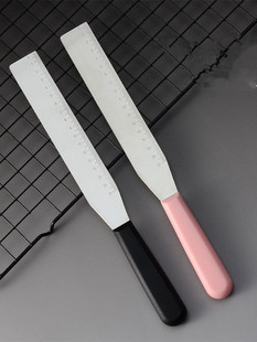 不锈钢8寸10寸蛋糕直角抹刀奶油刮刀裱花刀蛋糕抹面神器一刀收