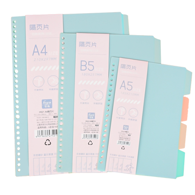 horn号角彩色隔页片磨砂分隔页