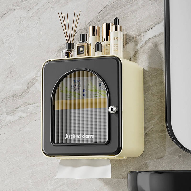 卫生间纸巾盒免打孔厕所置物架