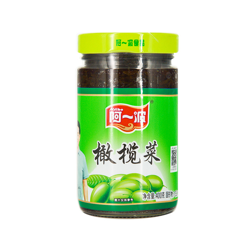大瓶装瓶装阿一波橄榄菜400