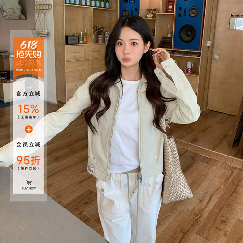 橘子树在哪儿美式复古翻领外套女