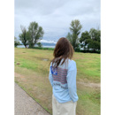 橘子树在哪儿美式印花长袖t恤女秋松弛感休闲宽松显瘦百搭打底衫