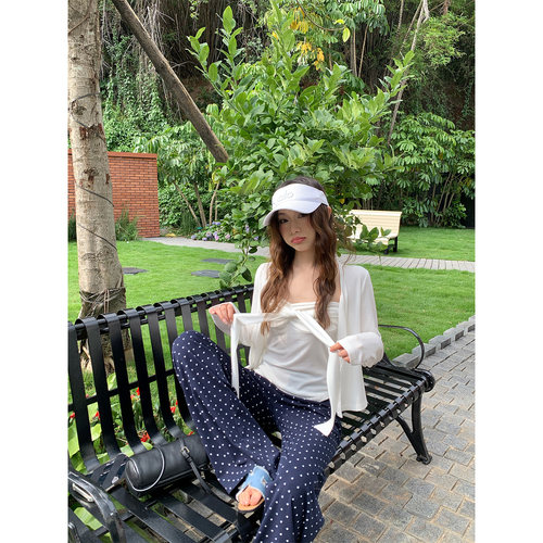 橘子树在哪儿绑带抹胸吊带背心女