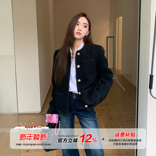 高级感千金名媛百搭上衣 橘子树在哪儿小香风外套女秋季 限时价