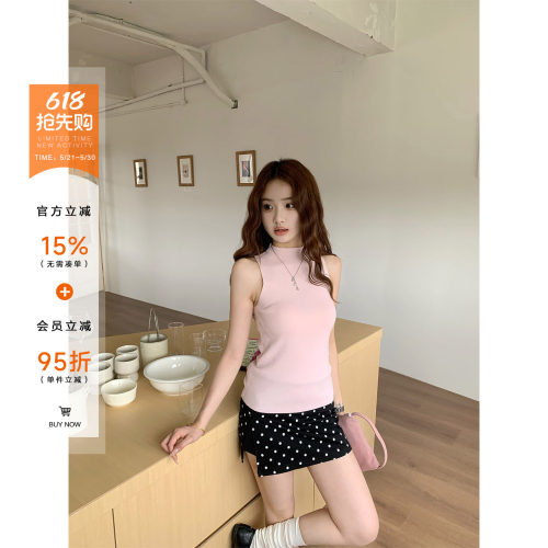 橘子树在哪儿韩系针织吊带背心女