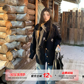 清仓价 橘子树在哪儿重磅毛衣外套女秋慵懒风软糯外搭针织开衫