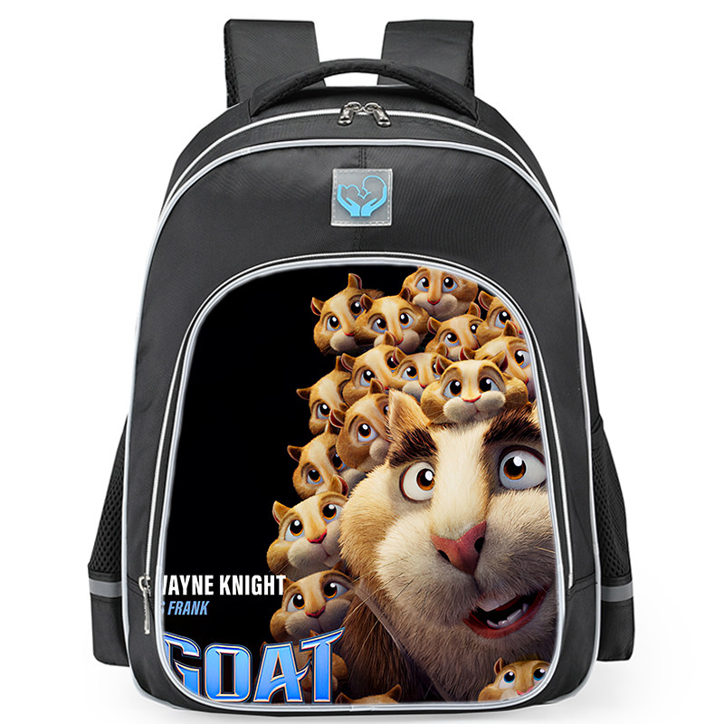 人气爆款 GOAT 主题书包 奇迹梦之队反光款 儿童校园时尚双肩