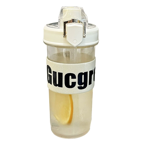 Мухан Пластиковая водяная чашка для мужчин и женщин с высокой температурной сопротивлением в летней спортивной чашке для устойчивости к падению Портативные студенты Простая повседневная чашка