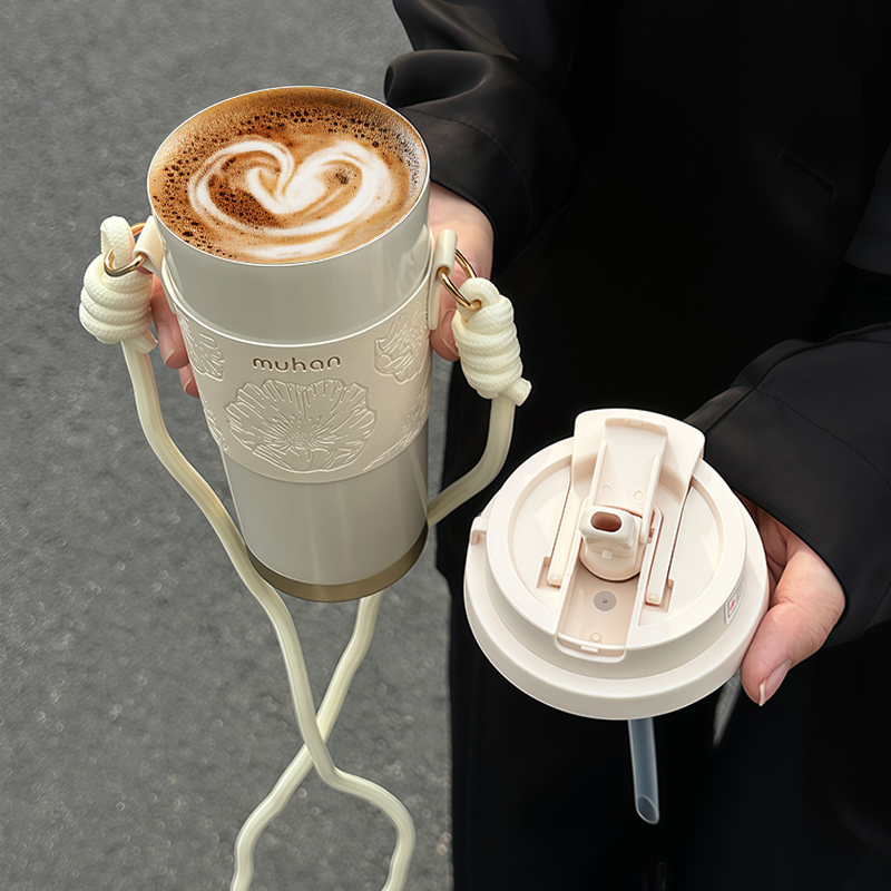 沐韩陶瓷内胆高颜值保温杯