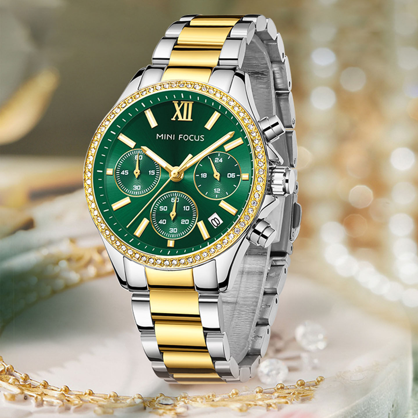 潮流新款福克斯正品手表女款小众轻奢高级感多功能防水时尚送女友