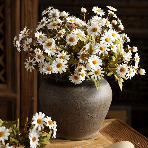 干花摄影道具客厅小雏菊