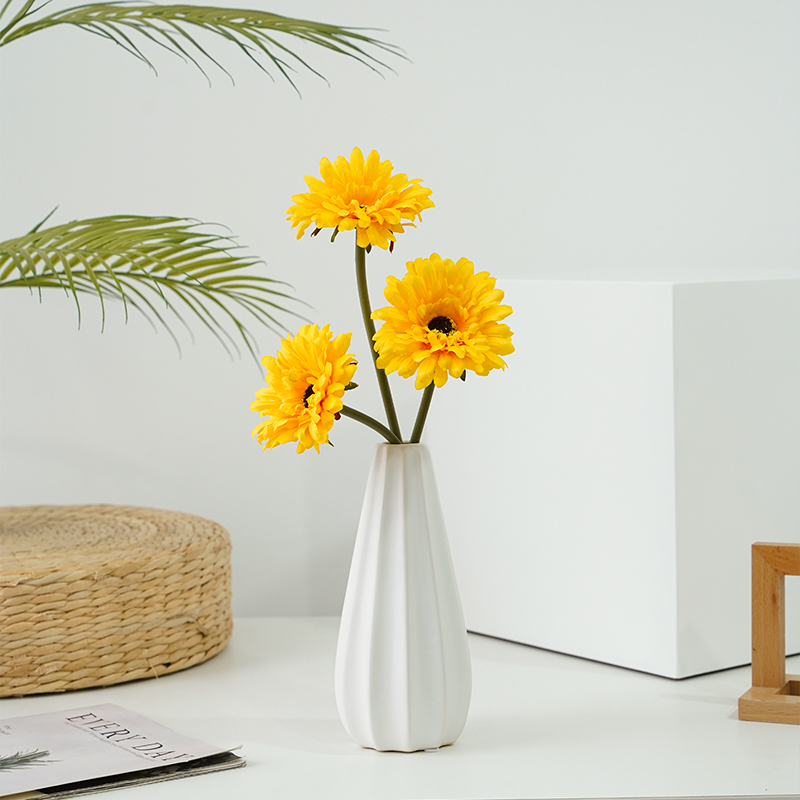 扶郎短杆小清新单支仿真花