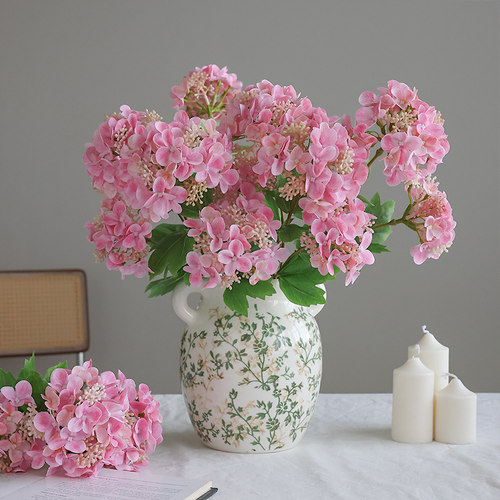 绣球花仿真3D打印客厅餐桌花
