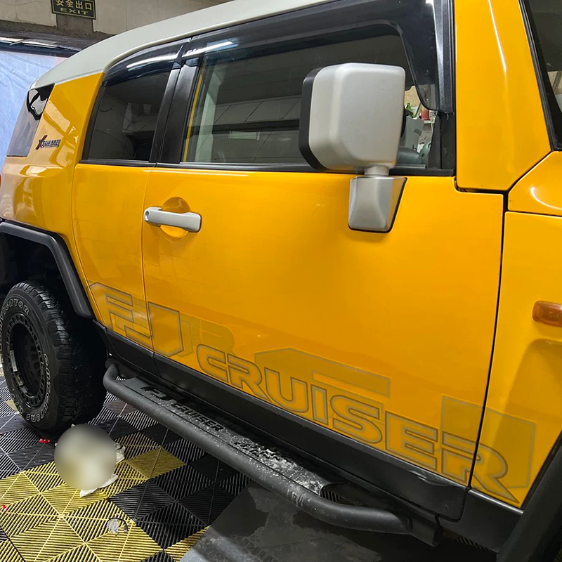 FJ酷路泽车身拉花贴纸