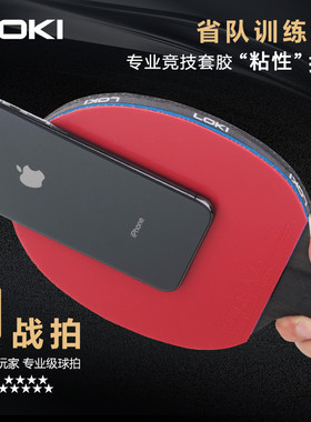 LOKI雷神乒乓球拍单拍横拍专业级碳素底板直拍七星八星九星套装