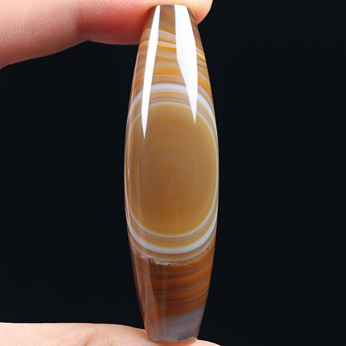 巴西玛瑙一眼天珠吊坠巴玉天眼珠子锁骨挂件