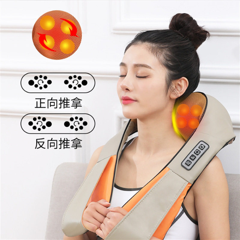 按摩披肩颈椎按摩仪器恒温加热按摩捶打多功能全身按摩