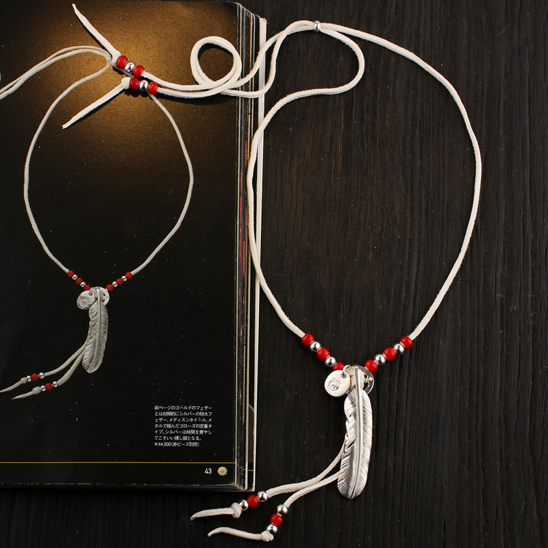 一休高桥吾郎项链羽毛杂志款