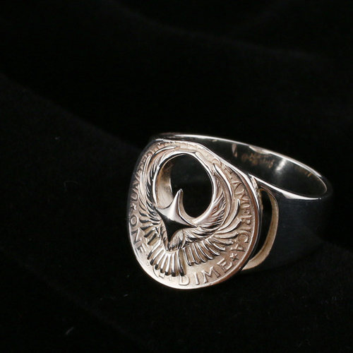 HORIZONBLUE一休纯银印第安戒指