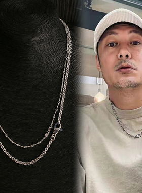 一休老银匠 ikkyu goros 余文乐同款925纯银 叠戴项链套装 男女款