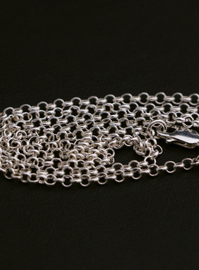 一休银朋克925纯银圆环