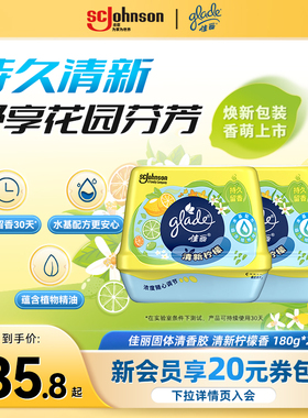 佳丽清香固体胶室内卧室厕所除臭去异味持久留香空气芳香剂神器