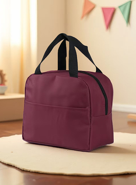 ZHS小香风便当包保温袋手提饭盒袋学生带饭午餐包防水