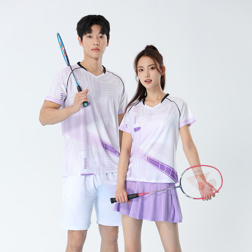 羽毛球服定制男女定制套装速干