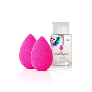代购 beauty 正品 盒彩妆蛋化妆海绵 blender美妆蛋清洗液150ml套装