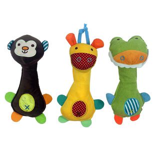 宠物发声玩具球狗狗小型犬耐咬结绳布绒猫咪泰迪博美比熊解闷用品