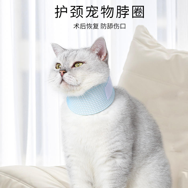 宠物伊丽莎白圈狗狗猫咪脖套颈椎支撑脖子烂皮肤防抓舔咬颈保护套