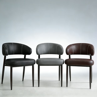 意式轻奢餐椅家用高级2026新款餐椅酒店餐厅靠背椅梳妆台椅休闲椅