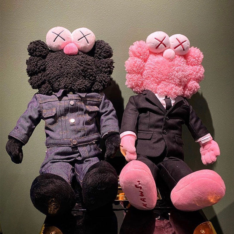 mand kaws芝麻街联名毛绒公仔玩偶玩具可爱超大号娃娃布偶礼物