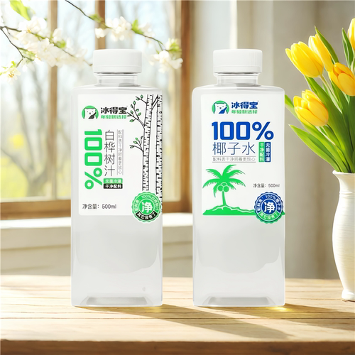 冰得宝100%白桦树汁椰子水500ml白桦树纯天然原汁椰汁电解质饮料