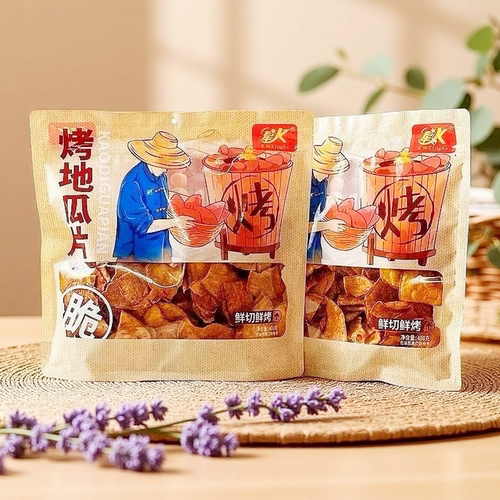 星K烤地瓜片红薯香脆350g袋装追剧烤红薯片番薯干解饿休闲零食