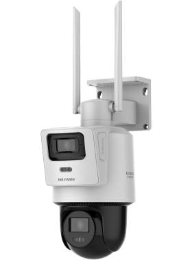 海康威视3寸400万双摄白光全彩4G终身免流球机Q2S8DM-GL/LN(4/4mm