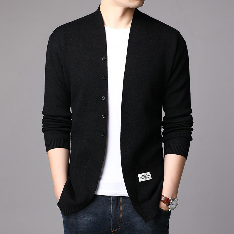 Caesar Clothes & Accessories high-grade man knitting Cardigan Add fertilizer enlarge Mid length version classic leisure time Teenagers coatin the Men's clothing, Knitwear/Sweaters  category - from Buy2taobao.com to provide professional Taobao agent buy service