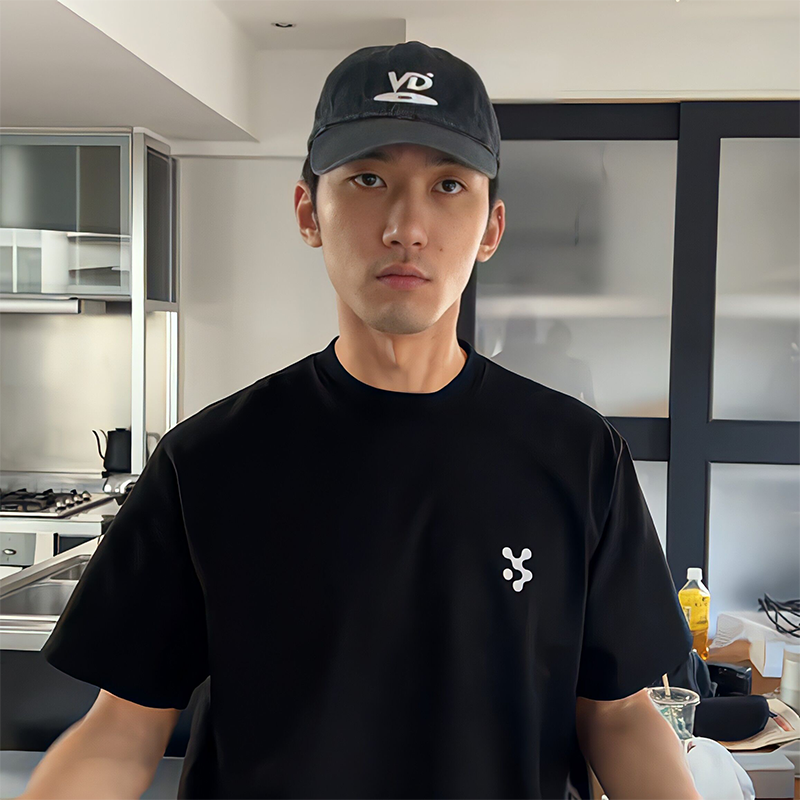 【走量基础Tee】 Vujade006双色简约小领口短袖cleanfit vibe风-封面