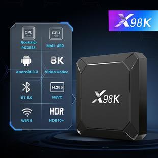 X98K Android 13 Wifi 6 Rockchip RK3528 BT 5.0 set-top box