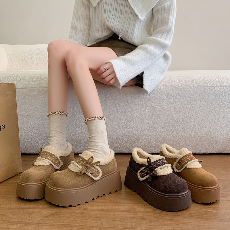 永希女鞋时尚法式雪地靴