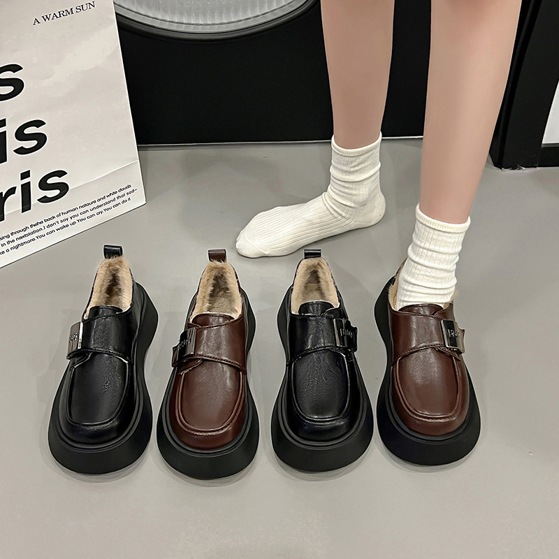 永希女鞋时尚百搭棉鞋