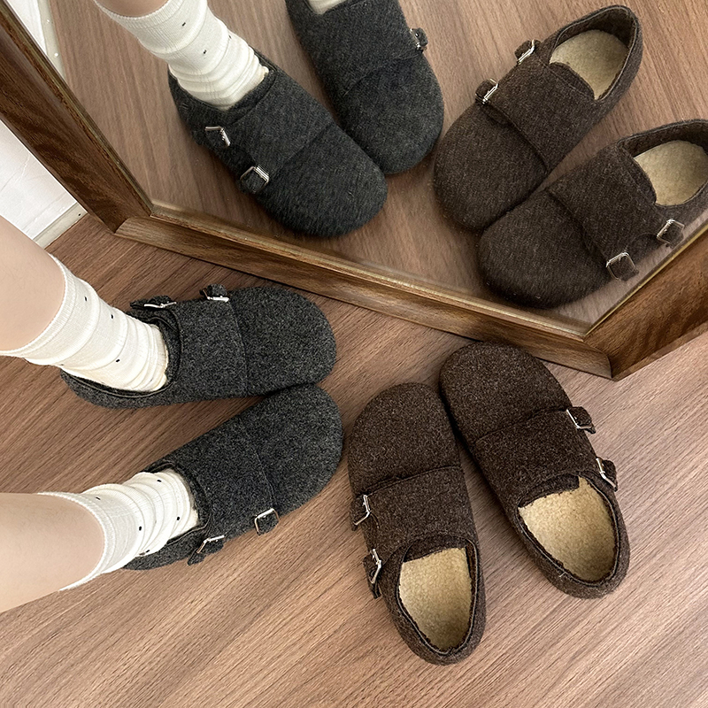 永希女鞋内增高百搭棉鞋