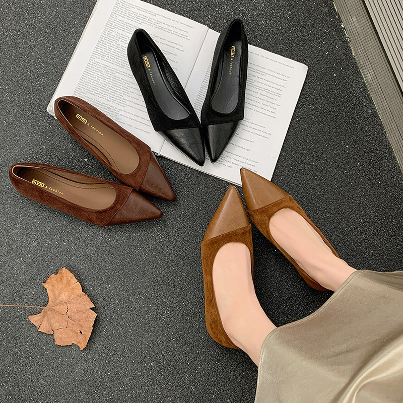 法式尖头单鞋女2026年春季新款内增高百搭配裙子单鞋通勤气质鞋子,女鞋,浅口单鞋,淘宝优惠券,粉丝福利购,淘宝优惠卷