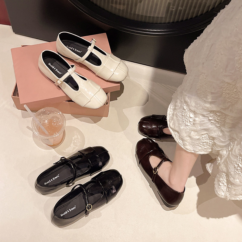 法式复古玛丽珍鞋女2026年春季新款平底高级感单鞋配裙子气质鞋子,女鞋,浅口单鞋,淘宝优惠券,粉丝福利购,淘宝优惠卷