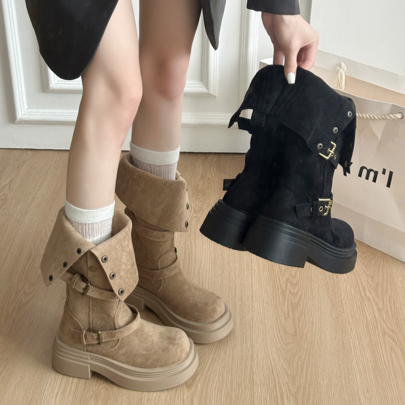 永希女靴超火高筒靴西部牛仔长靴