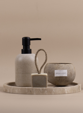 意式中古风卫浴托盘搭配